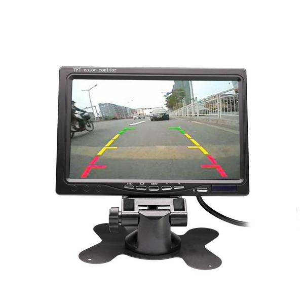 Quality TFT HD 7 Inch Rearview Monitor 4 Way Video Input With Quad Split Screen for sale