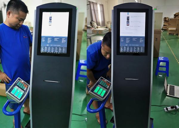 2021 new design Payment kiosk with capacitive touch screen and thermal printer