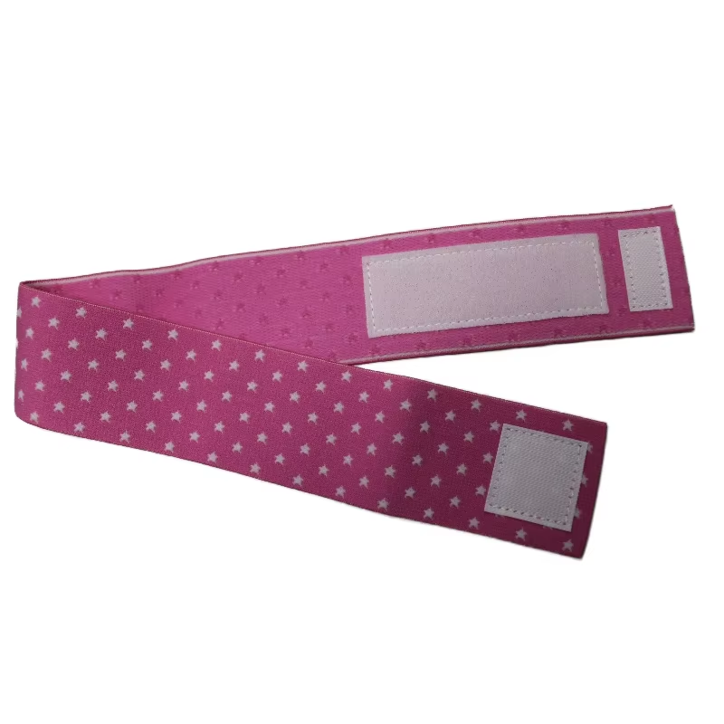 Nylon Jacquard Headband Elastic Fashionable Personalized Custom Soft Elastic For Sport