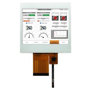 China 3.5&quot; TFT LCD Touch Screen Display RGB 320x240 Landscape 54 Pin With Capacitive Touch Screen wholesale
