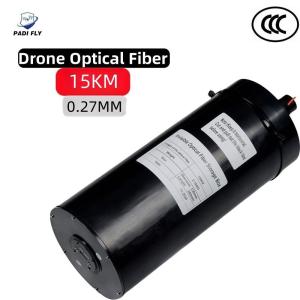 China Fpv Drone Optical Fiber with Image Date Module Professional 0.27mm 15km Wide Range Fpv Fibre Optic Communications wholesale