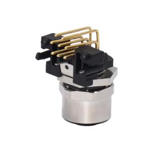 GF Nylon66 M12 8p Panel Mount Socket Waterproof Connector PCB  90 Degrees A Code