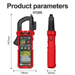 HT205 Clamp Meter Auto Range True RMS NCV DC AC Voltage Inrush Current