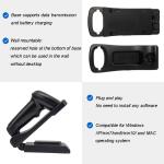 Ergonomic Handheld Wireless Barcode Scanner 1D 2D Bar Code Scanner with Base