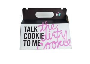 Biscuits Christmas Gift Card Boxes Recyclable Foldable  Accept Custom Stackable