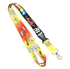 China Polyester Heat Transfer ID Neck Lanyard For Badge Holder wholesale