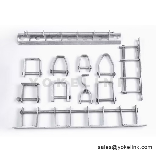 secondary rack 6 2,3,4 Hot DIP Galvanized Electric Power Accessories Spool Secondary Rack For Poleline Hardware