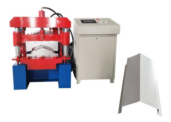 Quality GI House Ridge Cap Roll Forming Machine Main Structure 300mm H Beam Pump Power 3kw for sale
