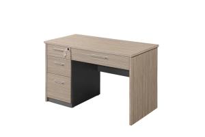 China ISO9001 Compliant Computer Desk With Drawers , Compact Computer Desk Smooth Edge wholesale