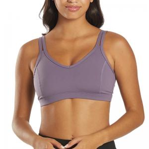 China High Impact Sexy Design Ladies Cross Back Soft Fitness Yoga Sports Bra Top for Women wholesale