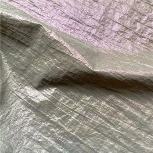 China 160GSM 150D 150D Winter Jacket Fabric Plain Reflective Polyester Fabric 1.5M wholesale