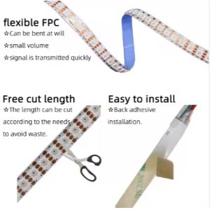 Customized LED Strip 5050 12V/24V 60 Leds Strip 12v 24v SMD2835 RGBW Flexible