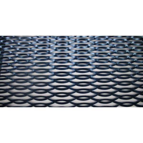 Perforated Expanding Wire Mesh Metal Screen PVDF Coating For Decoration