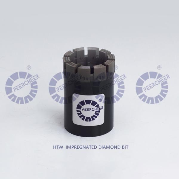 Quality Thin Wall Diamond Impregnated Drill Bit Btw Ntw Htw Diamond Core Bit for sale
