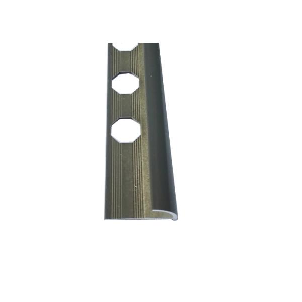 Powder Coating Grey Aluminium Outer Corner Profile 2.5 meter