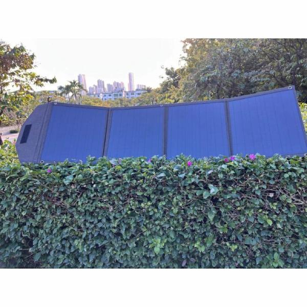Quality 22% Solar Panel Efficiency Solar Folding Bag with PWM Controller and Unfolded Size 1586*400*3 Mm for sale