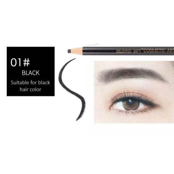 5 Colors Paper Roll Micro Blade 18cm Waterproof Eyebrow Pencil