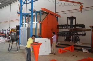 China Accumulator Die Roto Molder Machine Customized Rotational Angle wholesale