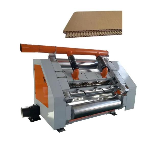 330KW Automated Single Face E Flute Corrugation Machine Carton Box Making Machine