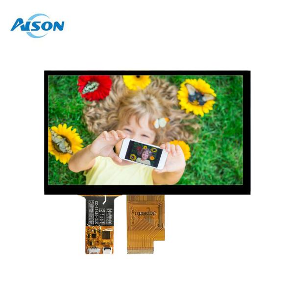 7 inch 1024x600 LVDS IPS TFT LCD Display USB I2C Interface Capacitive Touch