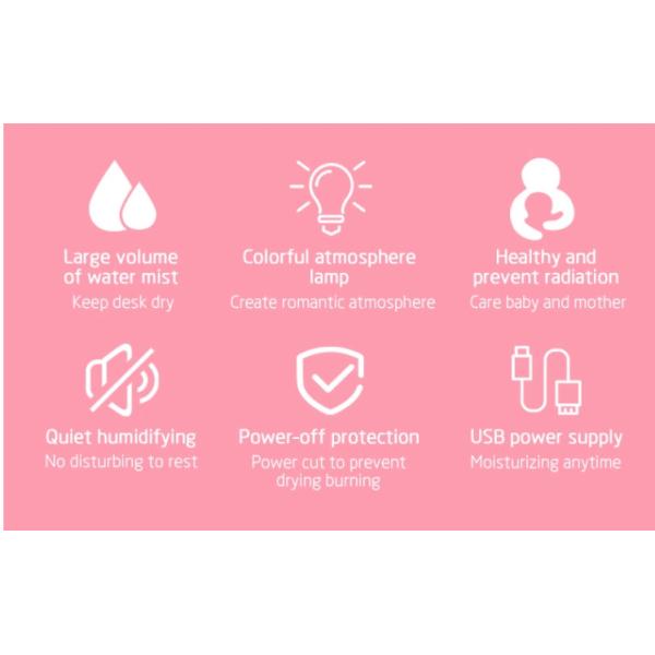 Usb Portable Mini Aroma Diffuser Humidifier Aromatherapy Low Noise