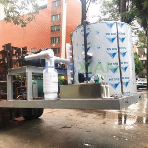 China 10 Ton Marine Fishing Equipment on Boat Seawater Flake Ice Making Maker Machine for Sale wholesale