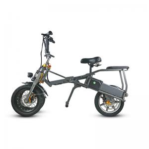 China 48V 12A 14 Inch Folding Three Wheel Electric Scooter 20-30KM/H wholesale