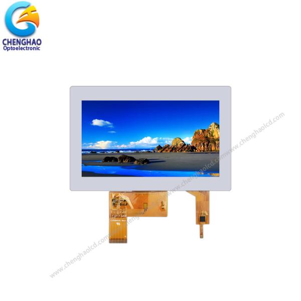 Quality 800x480 Resolution Small LCD Touch Screen 7.0 Inch 24 Bit Parallel RGB Interface for sale
