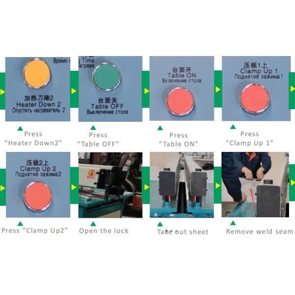 3-30mm Whole Heating Plastic Sheet Welding Machine Auto For PP