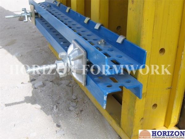 Quality Steel Formwork Tie Rod System With Dywidag Thread , Flanged Wing Nut and Water Stop for sale