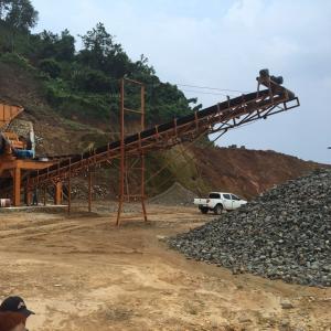 China Heavy Duty Carbon Steel Conveyor Belt Equipment , Mining Conveyor System wholesale
