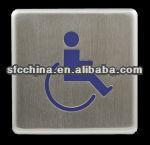 China Anti-theft 4.5&quot; square push to open or push to exit switch for Handicap door push button wholesale