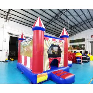 OEM Quadruple Stitching 18 OZ PVC Inflatable Bouncer Slide