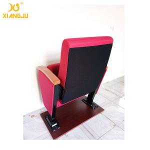 China Audio Room Commercial Folding Relaxing Auditorium Seating With Soild Wood Armrest wholesale