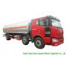 FAW 18000L Liquid Tank Truck / Diesel Fuel Delivery Trucks With Dispenser for sale