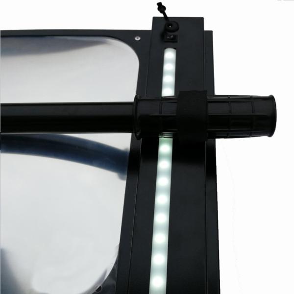 Square acrylic mirror car inspection system under vehicle check mirror