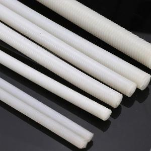 China White Plastic Rubber Nylon Full Threaded Rod DIN975 M4 - M20 wholesale