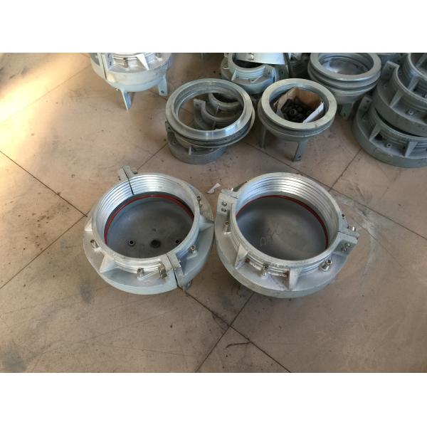 Good Sealing 250mm Plastic Pipe End Caps High Strength Steel Material