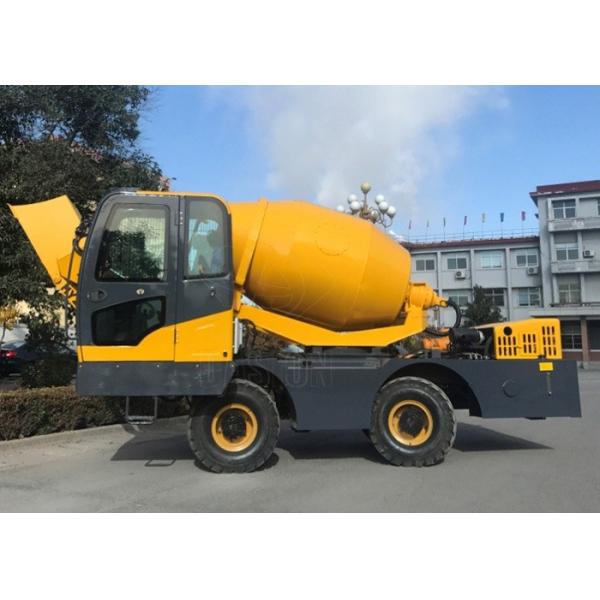 self loading mobile concrete mixer
