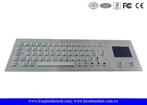 64 Keys Industrial Keyboard With Touchpad Laser Engraved Graphics PS/2 Or USB Interface