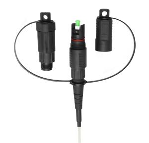 Waterproof Pre Connectorized Cable Compatible With SC Optitap Connector