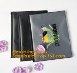 vinyl pvc document file folder bag with slider zipper,PVC document envelope bag