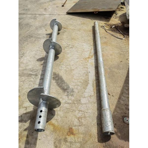 Solar Foundation Steel Pipe Anchor Helical Screw Pile Foundation Pile