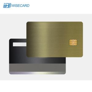 China Metallic Surface Effect Smart Card For Contactless Data Transfer High-Performance wholesale