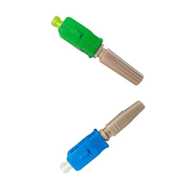 Quality FTTH SC APC UPC Assembly 0.3dB Low Il Indoor Quick Connectors Optical Fiber Fast Connector for sale