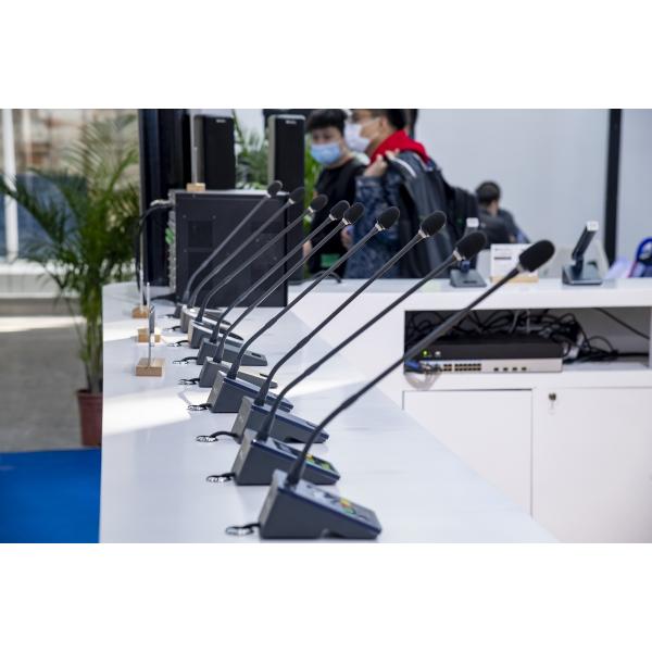 HUAIN 3.5 " Inch LCD Screen Desktop Conference Digital Microphone Discussion System Delegate Mic