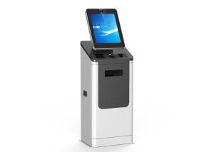 Hotel Self Service Kiosk With QR Code Scanner RFID Card Reader NFC Reader A4 Printer