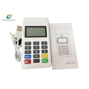 White Connectivity Handheld Android Terminal OEM With POS Software