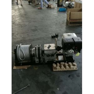 5T Diesel Engine Honda Gasoline Cable Pulling Winch