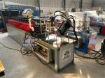 Punching holes omega profile roll forming machine for US Omega profile roll
